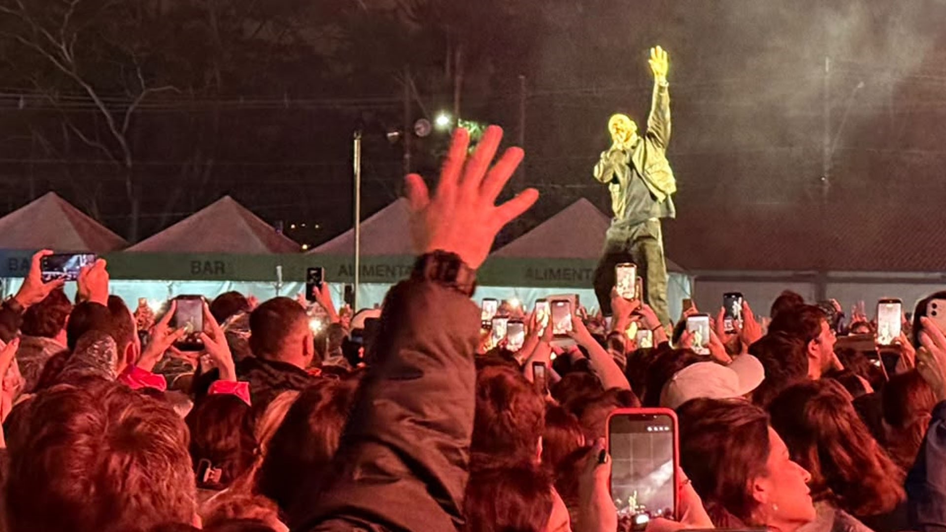 Maroon 5 em Rio Preto — Foto: Henrique Souza/g1