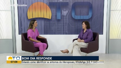 Menopausa é tema de dúvidas das telespectadoras no Bom Dia Responde