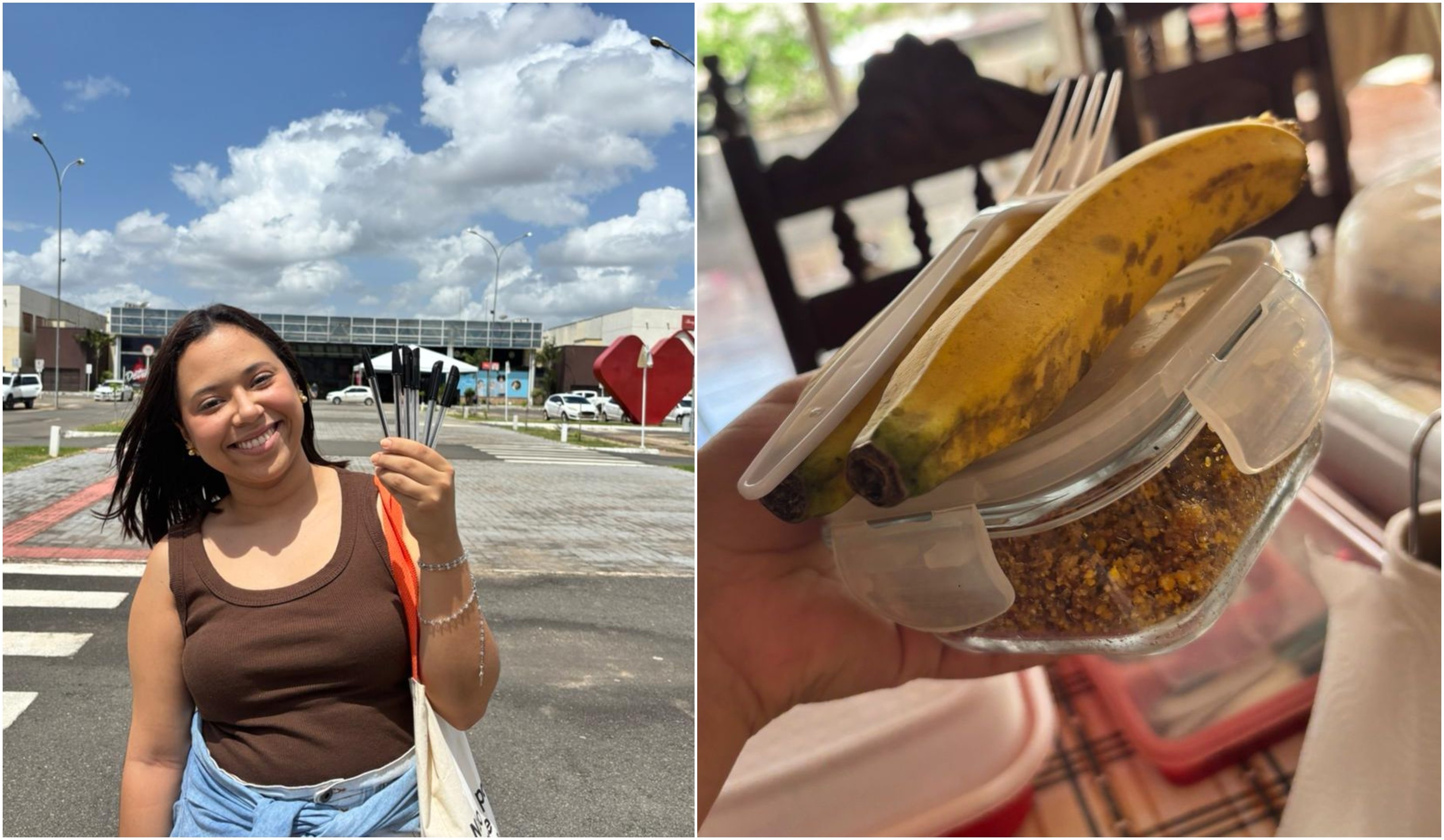 Estudante leva seis canetas e paçoca com banana para a prova do ENEM: 'É melhor prevenir do que remediar'