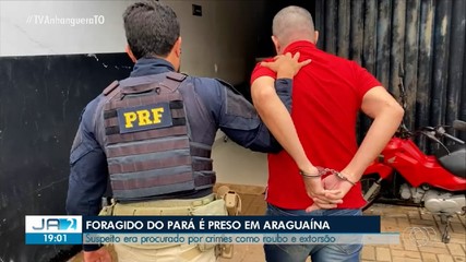 Procurado por roubos e extorsão no Pará é preso em Araguaína