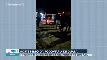 Motociclista morre e passageira fica ferida em acidente no TO; motorista fugiu do local
