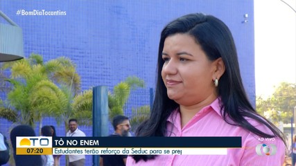 'Tô no Enem' oferece preparação para estudantes que vão fazer a prova