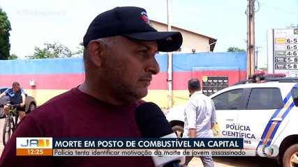 Padrastro fala sobre morte de jovem em posto de combustível de Palmas