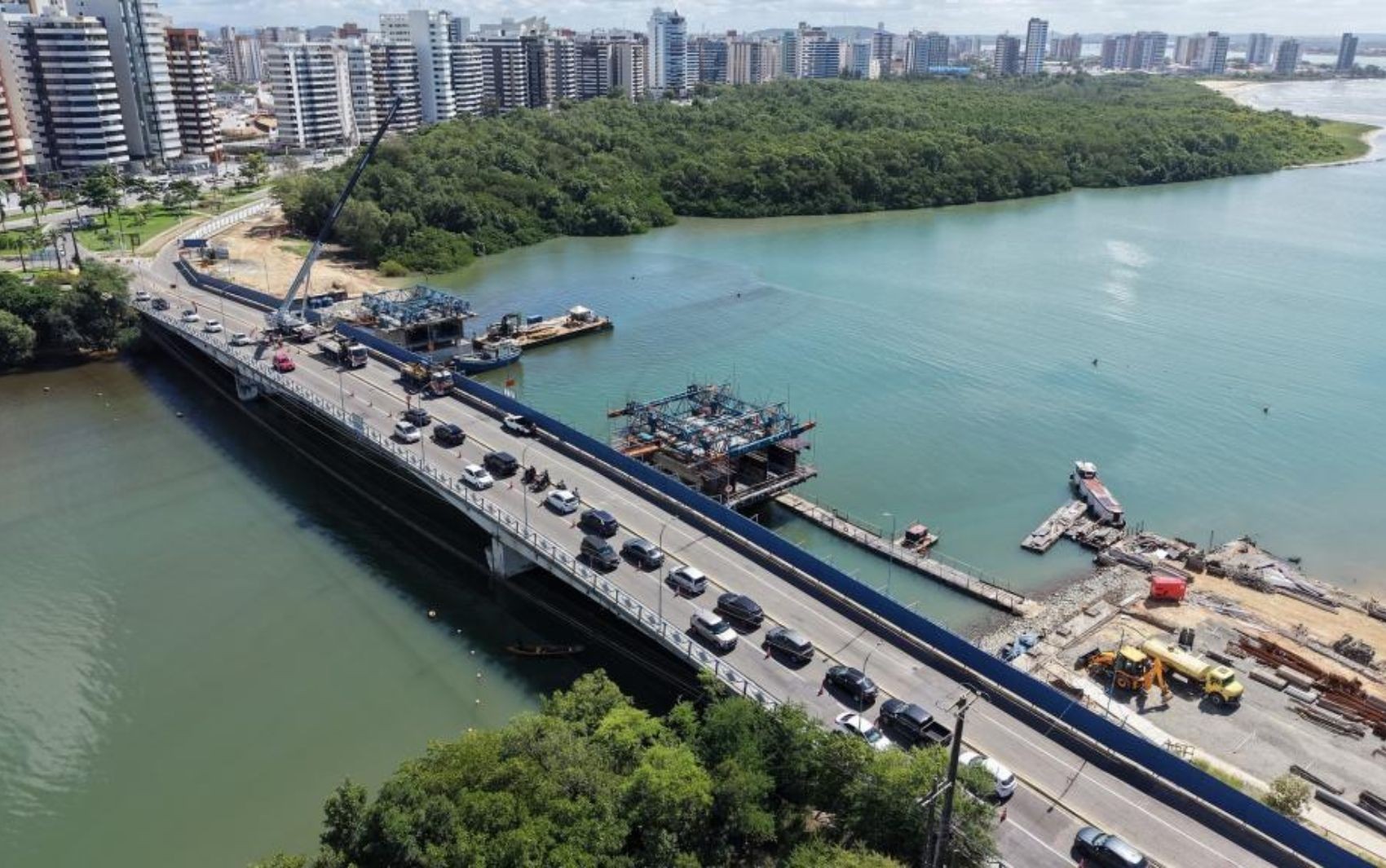 Trânsito na ponte Godofredo Diniz em Aracaju tem novo 'pare e siga' a partir desta quarta-feira  
