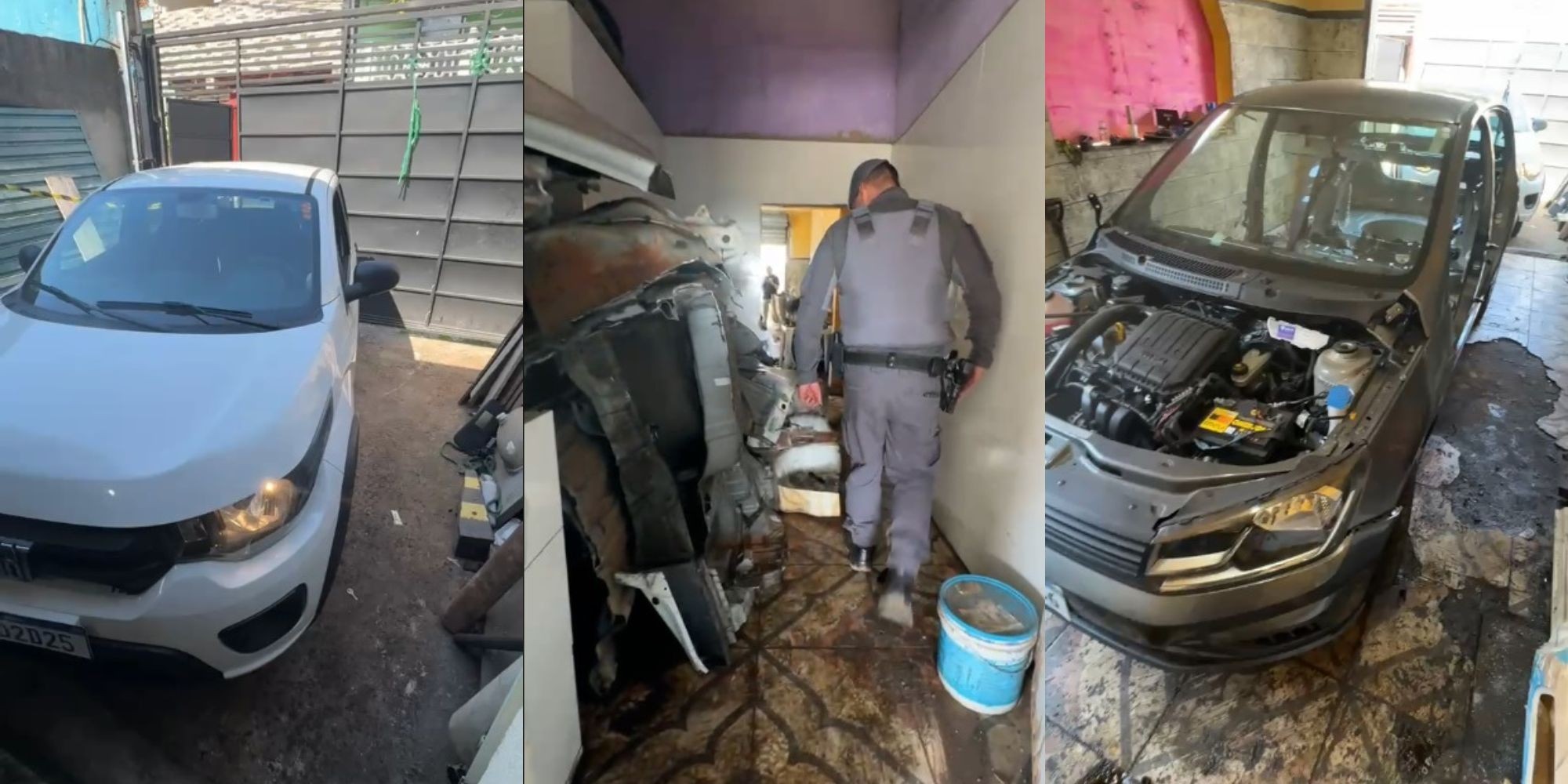 PM encontra desmanche clandestino e recupera quatro veículos furtados em Itaquaquecetuba