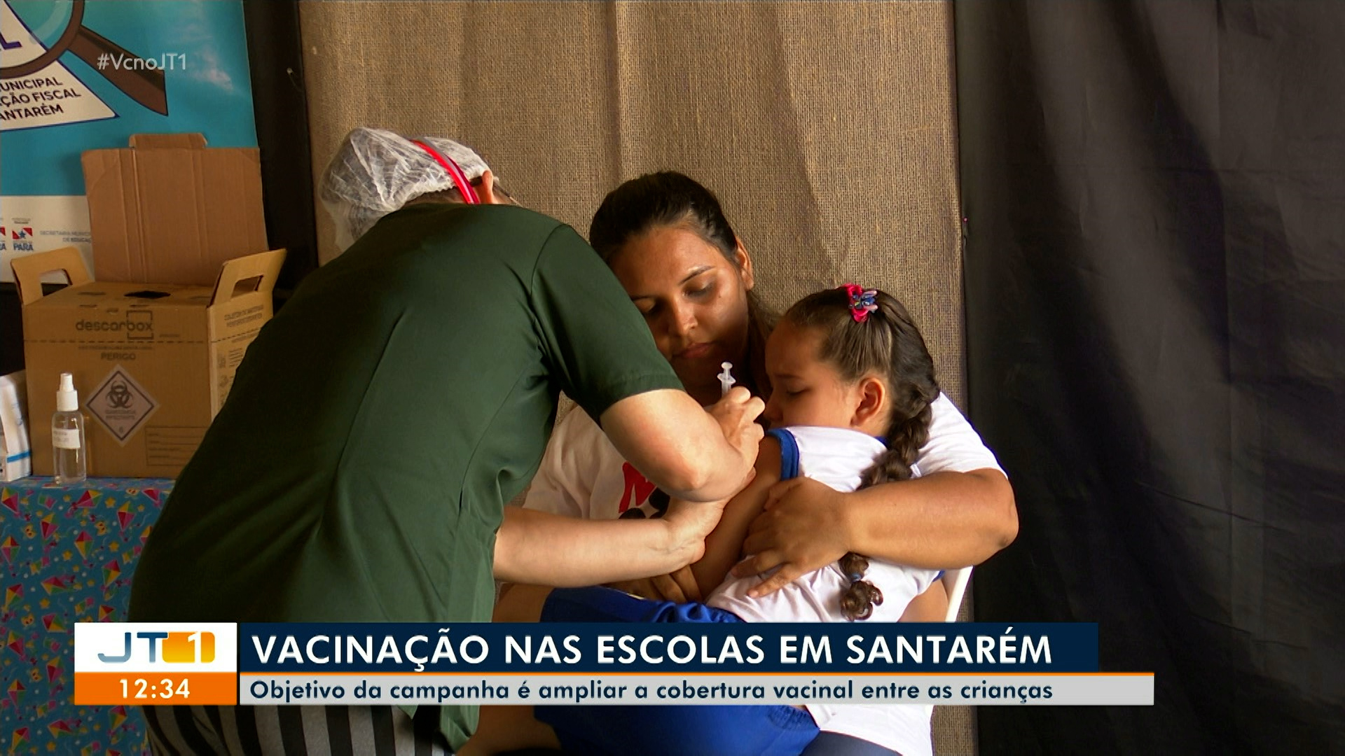 Campanha nacional leva vacinação para escolas de educação infantil em Santarém