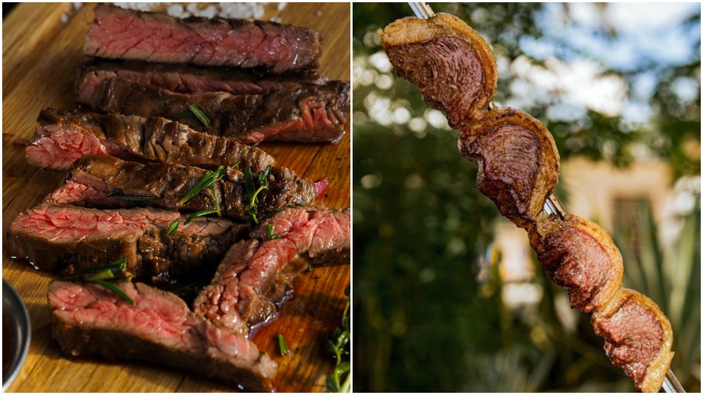 O Dia Nacional do Churrasco é comemorado nesta sexta-feira (24). — Foto: Nadin Sh/Pexels e Pedro Furtado/Pexels