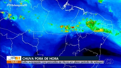 Chuva em julho surpreende moradores do Tocantins