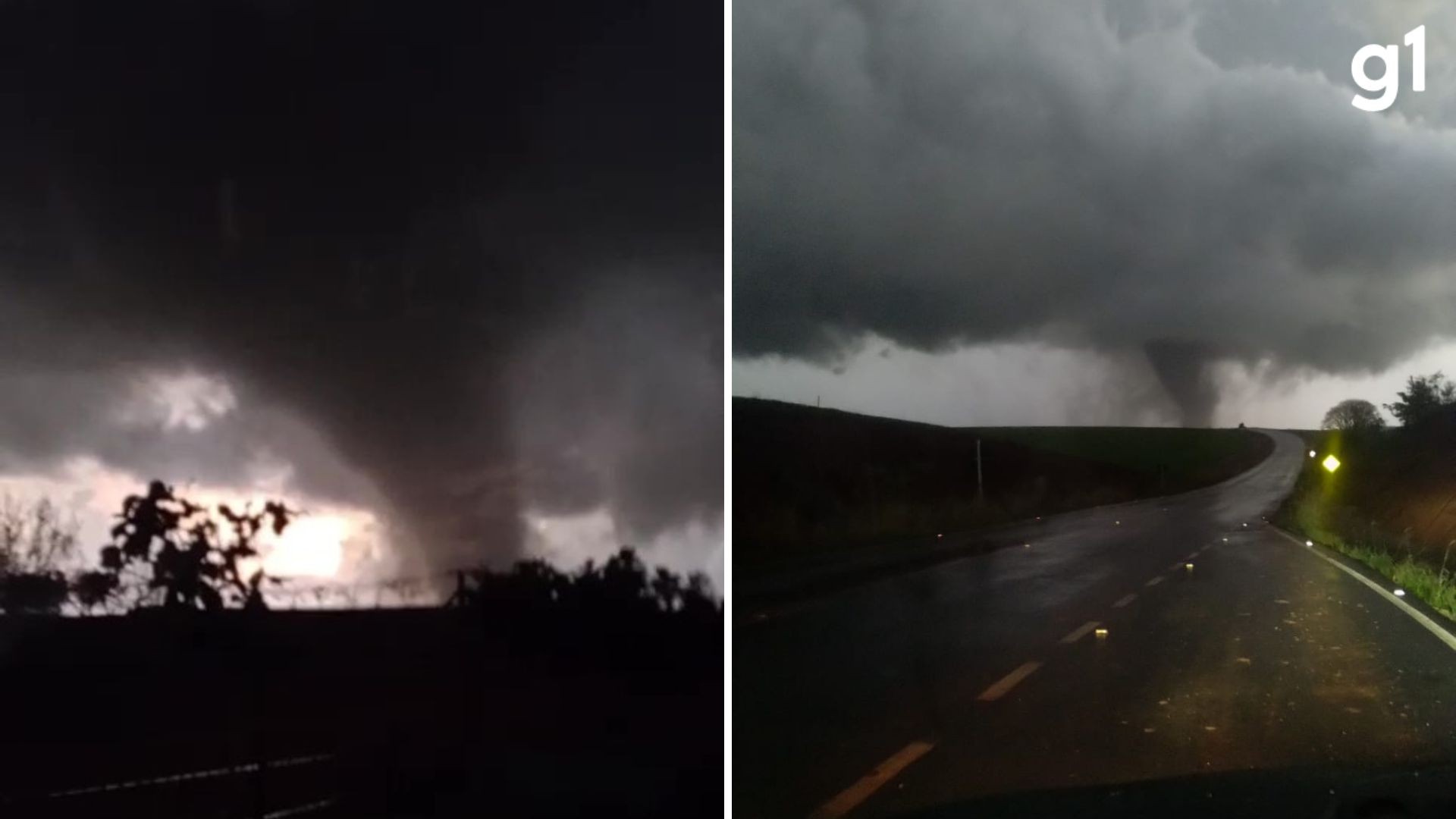 Tornado deixa feridos no Rio Grande do Sul