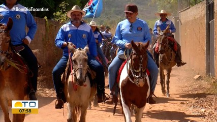 Tropeiros saem de Palmas rumo a Natividade para tradicional Romaria do Senhor do Bonfim