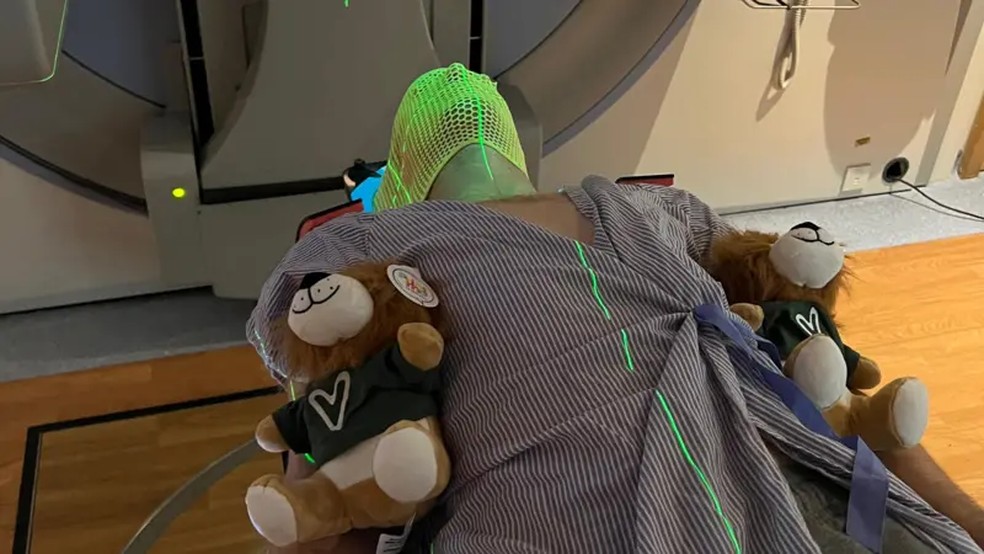 Anthony se submeteu a uma tomografia computadorizada e a uma ressonância magnética antes que seu câncer fosse confirmado — Foto: Anthony Perriam