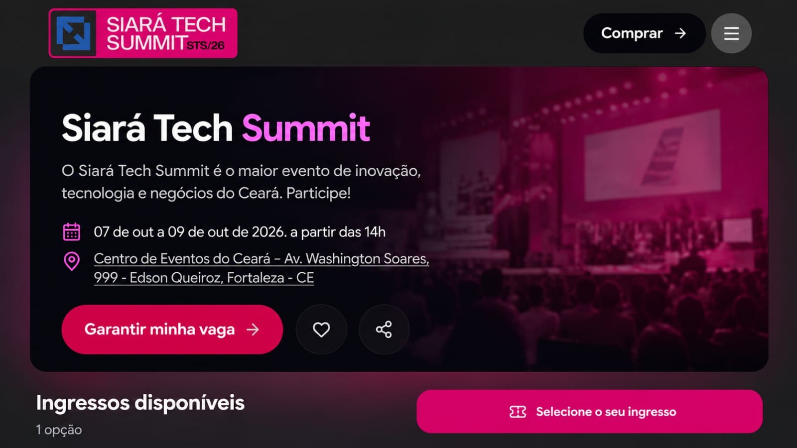 Leve toda a experiência do Siará Tech Summit 2026 na palma da sua mão | G1