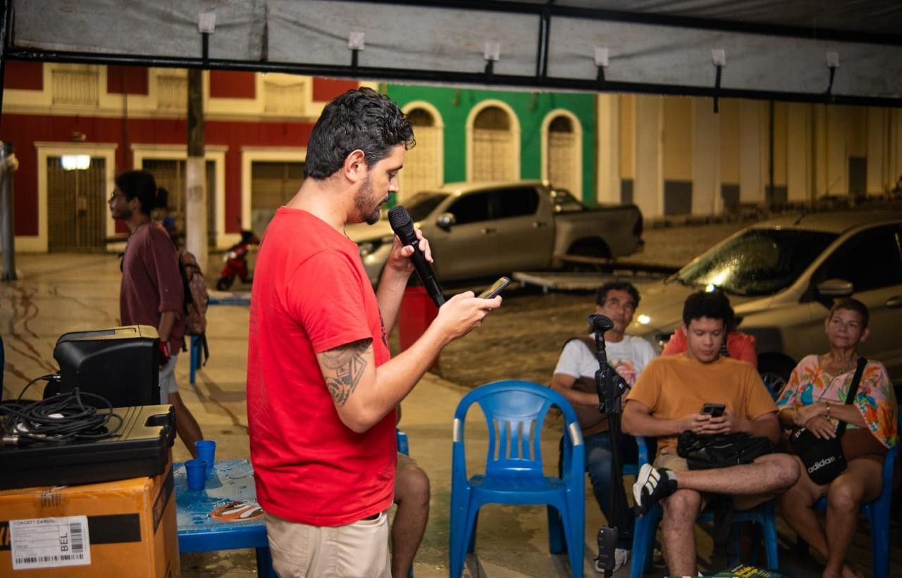 Sarau do Povo da Noite promove noite gratuita de poesia falada na Pedreira, em Belém