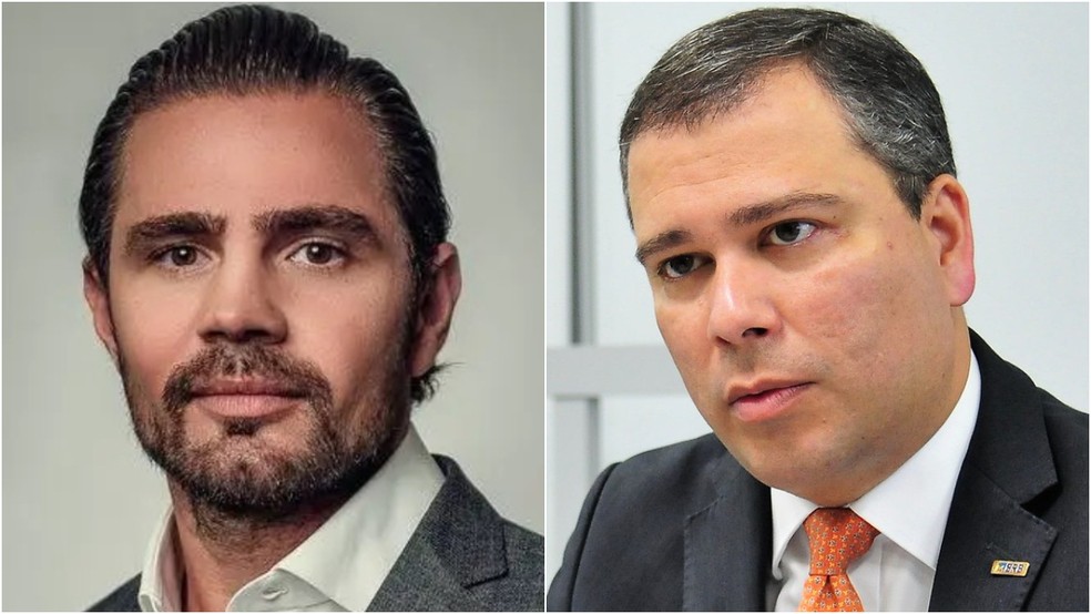 Daniel Vorcaro, dono do Banco Master e Presidente do BRB, Paulo Henrique Costa — Foto: Reprodução e Lúcio Bernardo Jr/Agência Brasília