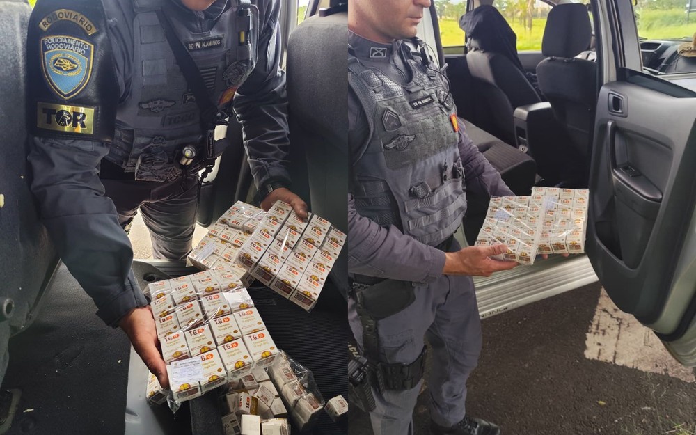 Mirassol - SP: Homem é preso por transportar 844 ampolas de medicamentos para emagrecer contrabandeados do Paraguai em rodovia