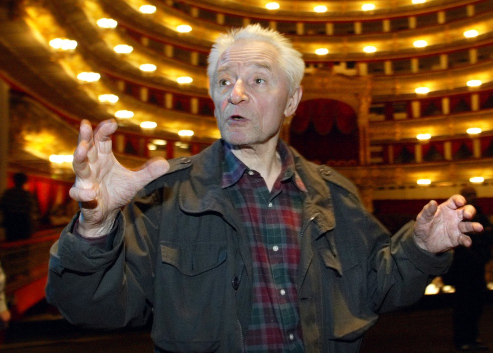 Yuri Grigorovich, lendário bailarino do Teatro Bolshoi — Foto: Alexander NEMENOV / AFP