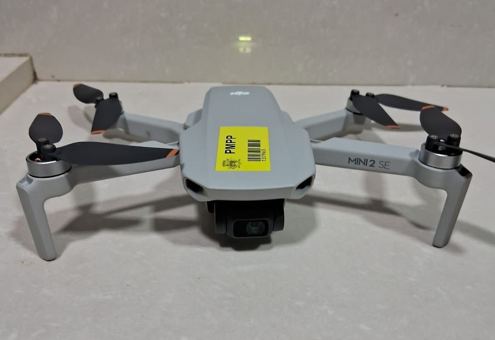 Drone utilizado nas fiscalizações contra a dengue, em Presidente Prudente (SP) — Foto: Semob