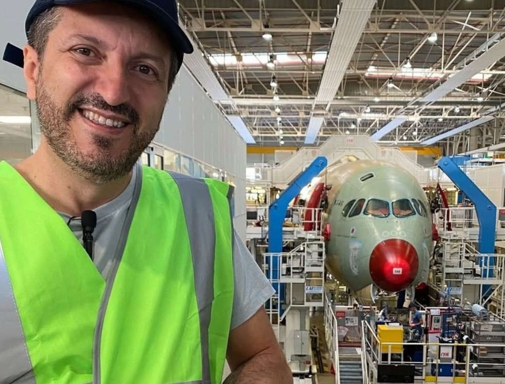 Lito Sousa é o nome profissional do piloto Joselito Geraldo de Sousa, de 59 anos, um dos principais influenciadores brasileiros especializados em aviação. — Foto: Reprodução/Redes Sociais