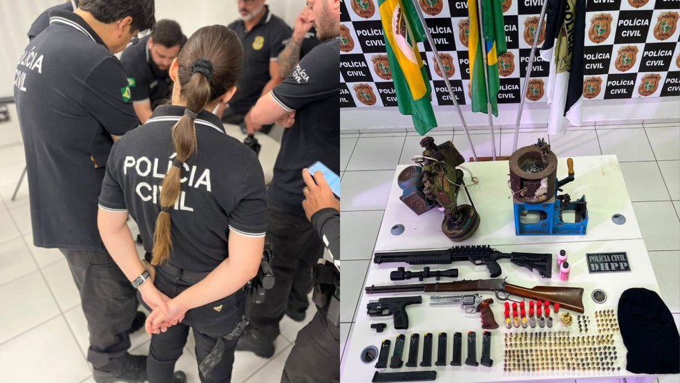 No total, as duas operações cumpriram 24 mandados de prisão — Foto: Divulgação
