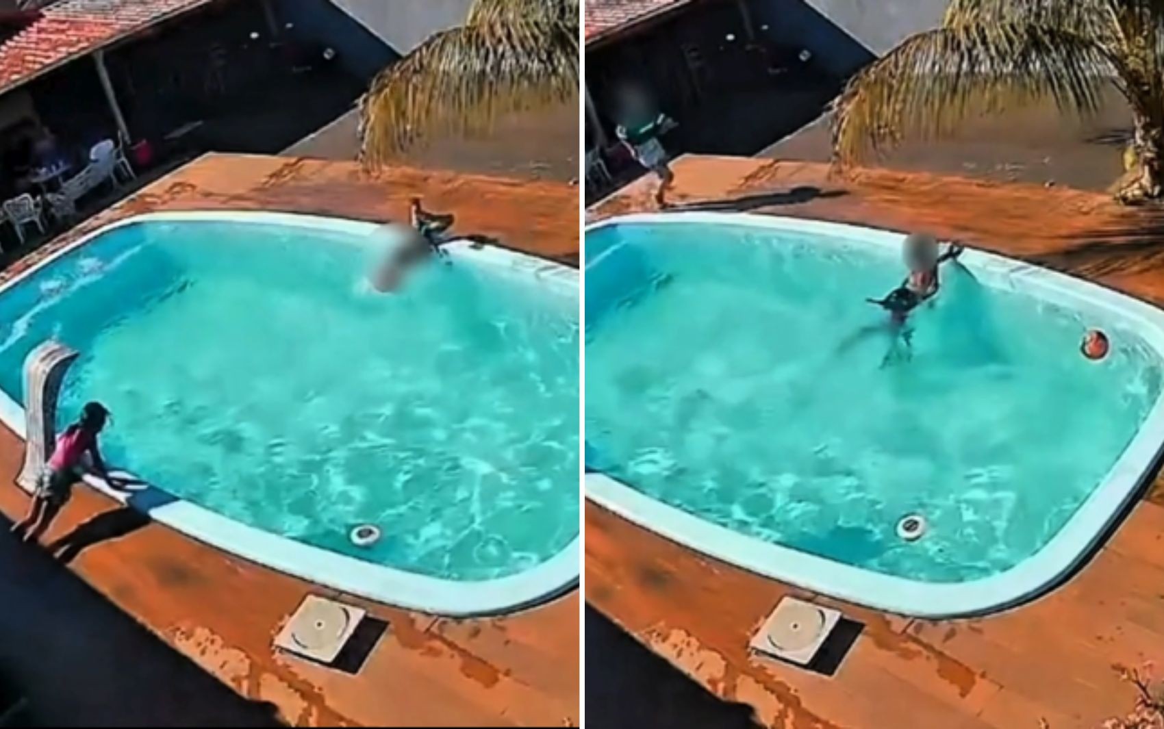VÍDEO: Menina de 8 anos salva amigo de se afogar em piscina, diz mãe
