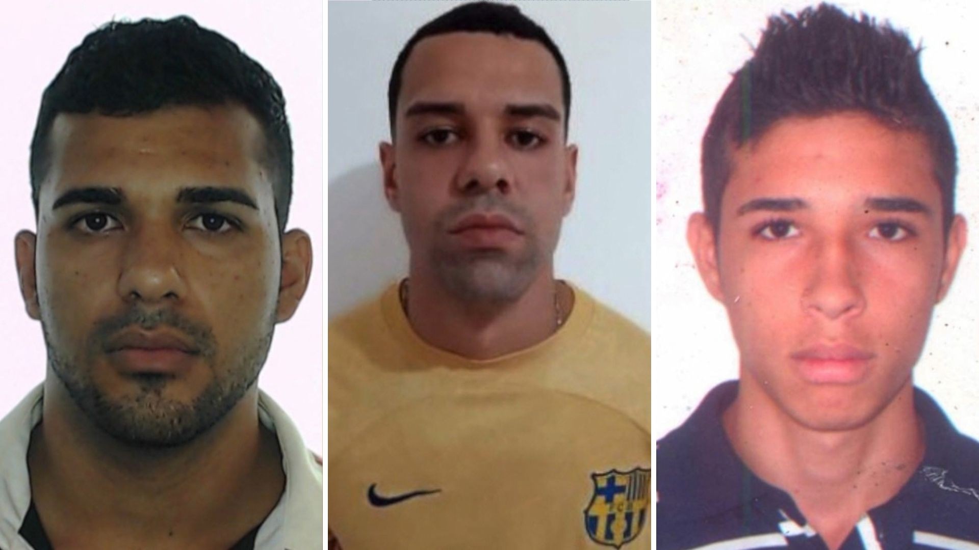 Três chefes da facção 'Tropa do Urso', do ES, que estão foragidos em favelas do RJ, somam 30 mandados de prisão; veja quem são
