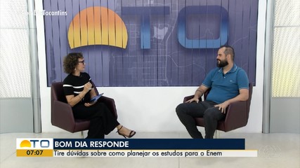 Professor dá dicas sobre como planejar os estudos para o Enem