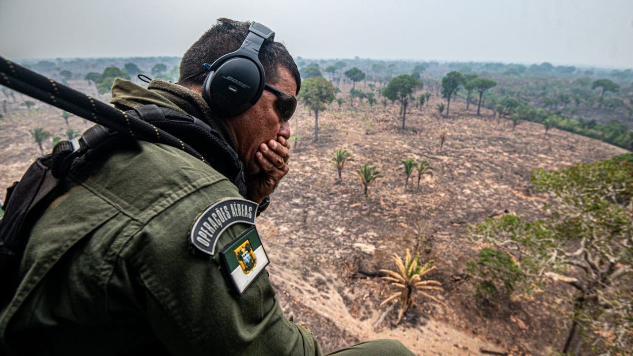 Ibama notifica 725 propriedades rurais para evitar avanço de queimadas no Amazonas