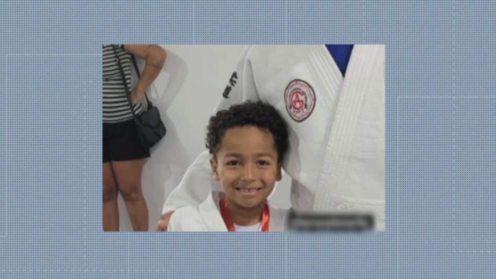 Edson Davi Silva Almeida tem 6 anos — Foto: Reprodução/TV Globo