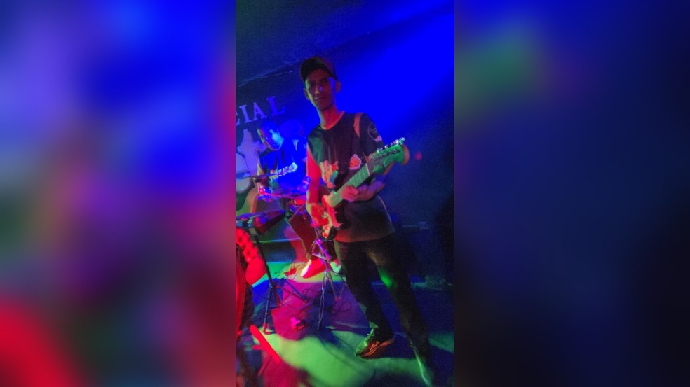Guitarrista sobrevivente de atropelamento em Fortaleza conversa com g1 sobre o caso. — Foto: Arquivo pessoal