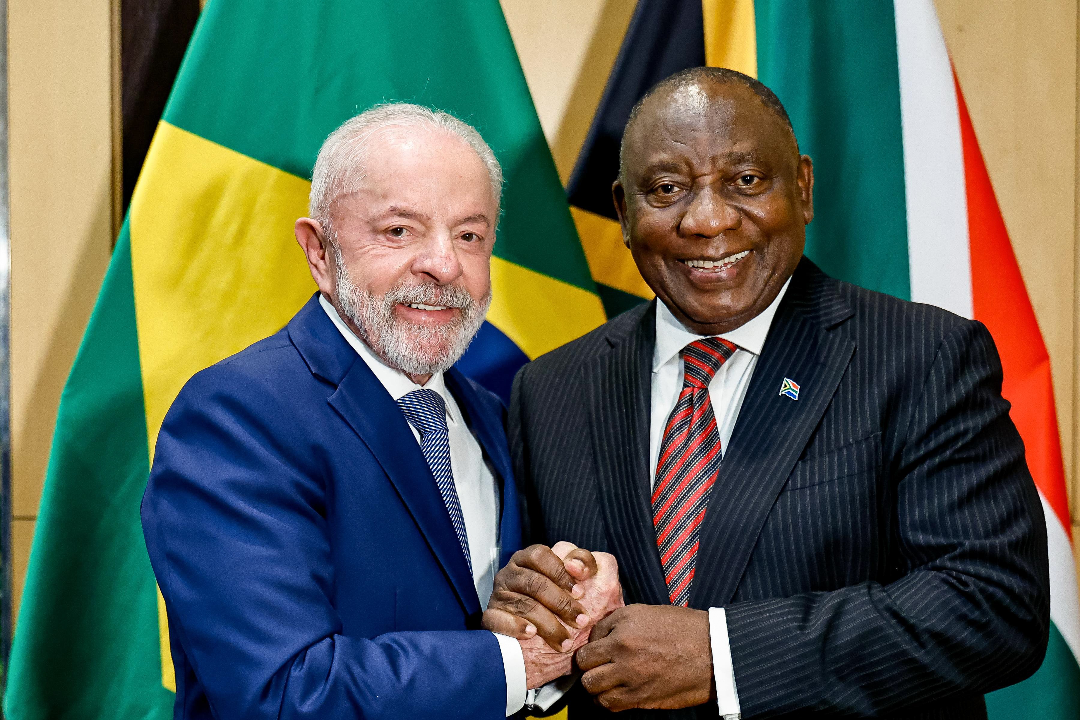 Lula recebe presidente da África do Sul nesta segunda e deve assinar acordo para ampliar comércio entre os países