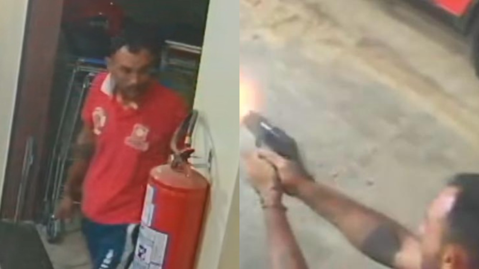 Polícia divulga imagens de suspeito de atirou em criança de 6 anos e mulher em Parnaíba; homem é procurado