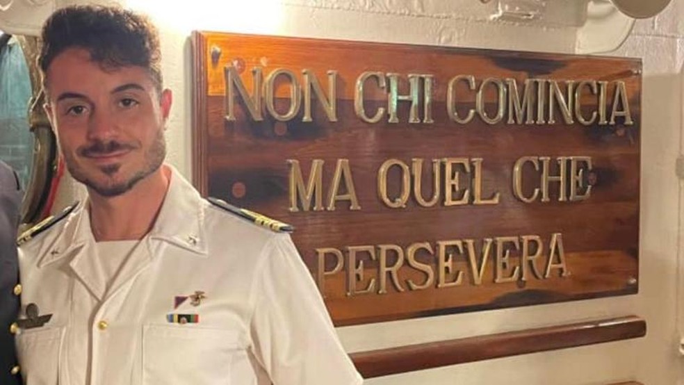 Daniele Marino, capitão-tenente do navio italiano Amerigo Vespucci, morre em acidente de moto em Caucaia, no Ceará — Foto: Arquivo pessoal